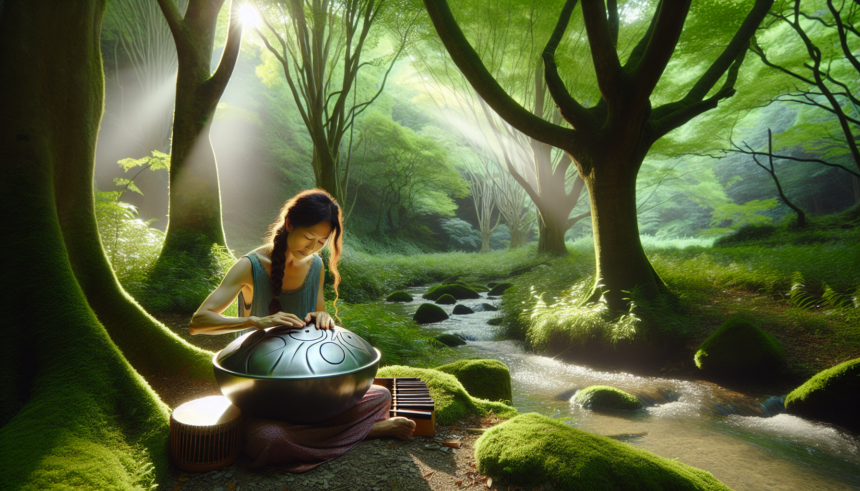 Exploring the Serenity of Melodic Handpan Playing