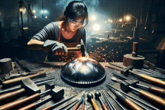 From Raw Steel to Melodic Masterpiece: The Handpan Hammering Process