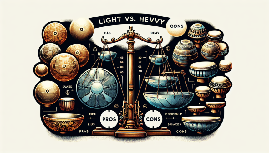 Light vs. Heavy Handpans: Pros and Cons